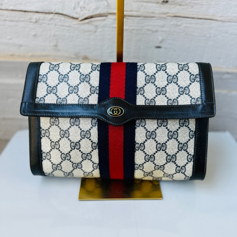 GUCCI Clutch with Iconic Sherry Line